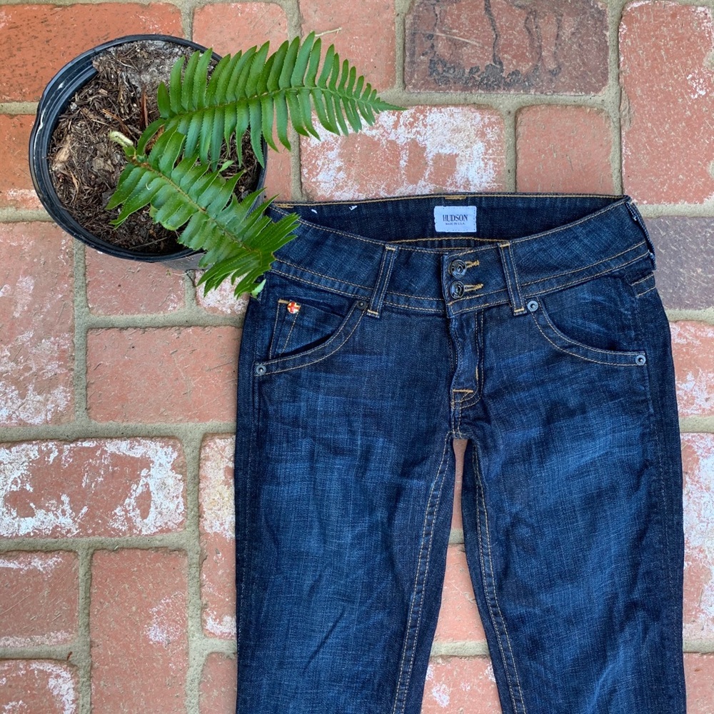 Hudson signature bootcut flare dark wash jeans - Picture 5 of 16